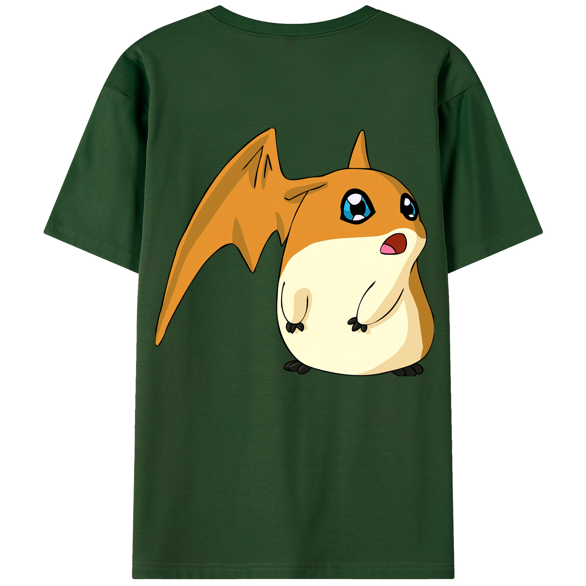 （画像用） Digimon デジタルモンスター/デジモン 綿100％半袖Tシャツ（背面プリント）
